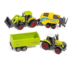 Ігровий набір металевих машинок Molto Tractor Squad (26822) - мініатюра 2