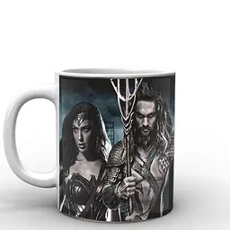 Кухоль GeekLand Аквамен Aquaman justice league AQ.02.009 330 мл білий - мініатюра 2