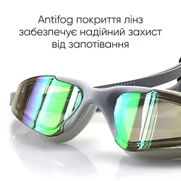 Окуляри для плавання Renvo Anda Pro Уні Anti-fog Сірий OSFM (2SG510-02) - мініатюра 7