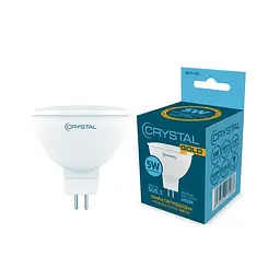 Лампа світлодіодна Кристально-золотистий 5W GU5.3 4000K (MR16-005)