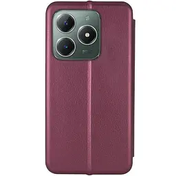 Шкіряний чохол-книжка Classy для Realme Note 50 5G Бордовий - мініатюра 3