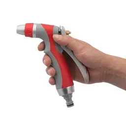 Пістолет-розпилювач INTERTOOL GE-1003 для поливу, регульований, з фіксатором, 8 режимів - мініатюра 2