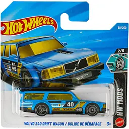 Базова машинка Hot Wheels HW Mods Volvo 240 Drift Wagon синя (5785) JJJ36-N521