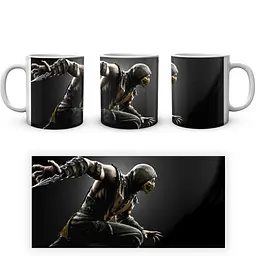 Кухоль GeekLand Mortal Kombat Мортал Комбат Скорпіон Стійка MK.02.376.785 330 мл білий - мініатюра 3