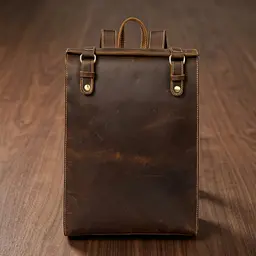 Рюкзак шкіряний дорожній 14796 Vintage коричневий