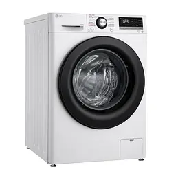 Пральна машина LG фронтальна 105 кг 1400 A+++ 57 см дисплей пара інвертор білий - мініатюра 2