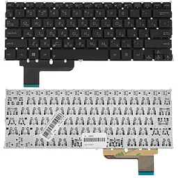 Клавіатура для ноутбука ASUS (S200 X201 X202 series ) rus чорний без фрейма
