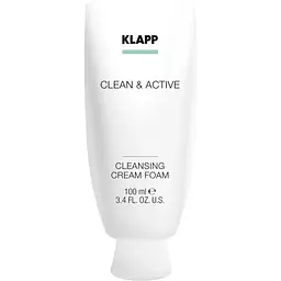 Крем пенка Klapp Clean & Active Cleansing Cream Foam 100 мл