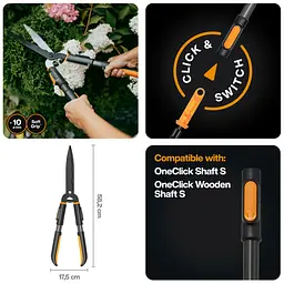 Насадка-ножиці для живоплоту Fiskars OneClick™ (1082706) - мініатюра 4