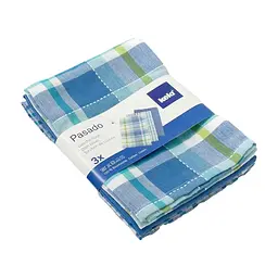 Набір кухонних рушників Kela Pasado, блакитний, 65x45 см, 3 шт (15964) (00000018273)