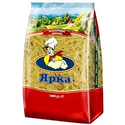 Макаронні вироби ЯРКА 1кг Локшина коротка м/уп