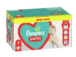 Підгузки-трусики PAMPERS (9-15кг) 108шт Pants Розмір 4