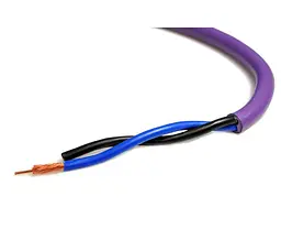 Акустичний кабель 2х2,5 мм2 Melodika MDC2-250 Purple Speaker cable OFC 4N 1m