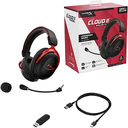 Навушники гарнітура бездротова HyperX Cloud II Wireless (4P5K4AA) - мініатюра 7