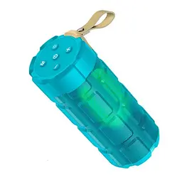 Акустична система Hoco HC7 Pleasant sports BT speaker Peacock синій - мініатюра 3