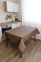 Скатертина 133х133 см Кориця Коричнева ПРОВАНС (041137)