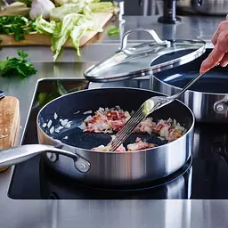Сотейник з кришкою GreenPan Geneva 24 см 2,6 л з керамічним покриттям (CC004782-001) - мініатюра 3