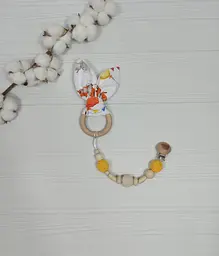 Набір для введення першого прикорму a.l.babybox Лисички на кульках Жовтий - мініатюра 3