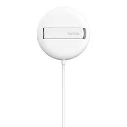Зарядний бездротовий пристрій Belkin UltraCharge Magnetic Kickstand 15Вт, білий - мініатюра 5