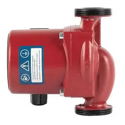 Насос циркуляційний 75Вт Hmax 4м Qmax 45л/хв Ø1½" 130мм бордо + гайки Ø1" WETRON (774213) - мініатюра 2