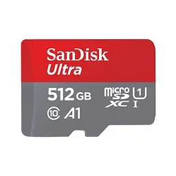 Карта пам'яті microSDXC (UHS-1) SanDisk Ultra 512Gb class 10 A1 (150Mb/s) (adapter SD) - мініатюра 3