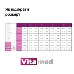 Панчохи компресійні медичні 2 клас стандартні чорний Vitamed 9230 відкритий носок (9230/4 ЧС-2437) - мініатюра 6