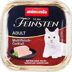 Вологий корм для котів Animonda Vom Feinsten Adult Multi Meat Cocktail, мультим'ясний коктейль, 100 г - мініатюра 3