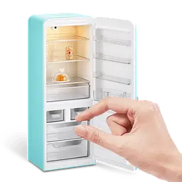 Ігровий набір Zuru Mini Brands Холодильник з продуктами (7120480) - мініатюра 5