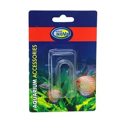 Скляне коліно Aqua Nova 4х10 мм (NCO2-GLASSELBOW-4х10MM)