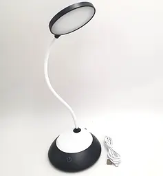Настільна LED-лампа 40 см сенсорна світлодіодна 7 W акумуляторна (знімний 18650 2 × 1200 mAh) 3000–6500 K TITANUM 022B - мініатюра 9