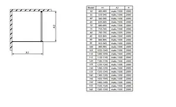 Душова перегородка Radaway Modo New II 90 см 389094-01-01 - мініатюра 2