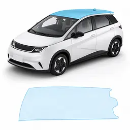 Антигравійна захисна бронеплівка за лекалами для BYD Dolphin I 2021-2024 - зона даху