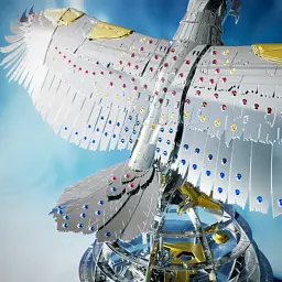 Конструктор Metal Time Колекційна модель Unity Wings Eagle Golden Armor Crystal Edition (MT101SWRSK-GA/READY) - мініатюра 3