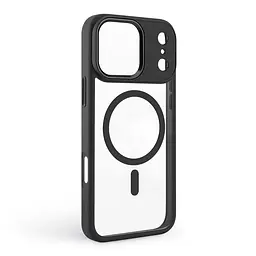 Чехол Apple iPhone 17 Pro Max, Unit MagSafe, черный, прозрачный, магсейф, ударопрочный, магнитный, панель-накладка с поддержкой MagSafe, с поддержкой беспроводной зарядки, TPU+PC, защита всего корпуса, ударопрочный, ArmorStandart (ARM86297) - мініатюра 2