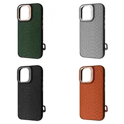 Чохол Kajsa Snake Pattern with Magnetic Ring iPhone 16 в асортименті