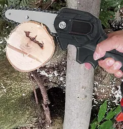 Ланцюгова пила акумуляторна Chainsaw акумулятор 24V - мініатюра 8