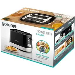 Тостер Gorenje T800DB чорний (743938) - мініатюра 7