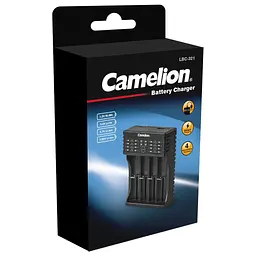 Зарядний пристрій для акумуляторів Camelion універсальний для Ni-MH 1.2V, Li-Fe 3.2V, Li-Ion 3.7-3.85V, вхід DC 5V-2A (LBC-321) - мініатюра 1