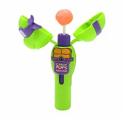 Цукерка на паличці Teenage Mutant Ninja Turtles Push N Twist Candy Pops 8 г - мініатюра 2