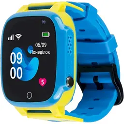 Smart Watch AmiGo GO008 MILKY GPS Wi-Fi Blue/Yellow RU UCRF