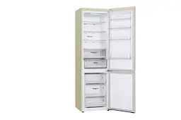 Холодильник LG GA-B509MEQZ 203х68х60см 2 дв холодильне відділення 277 л морозильне відділення 107 л A++ NF Лін Диспл зовнішній Бежевий (GA-B509MEQZ) - мініатюра 3