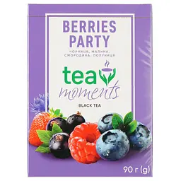 Чай черный Tea Moments Berries Party листовой 90 г (920170)