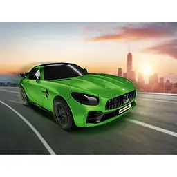 Збірна модель Revell Mercedes-AMG GT R Green Car рівень 1 масштаб 1:43, 10 деталей (RVL-23153) - мініатюра 2