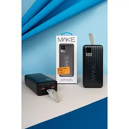 Повербанк Make 30000 mAh 22.5W PD+QC Black (MPB-301BK) - мініатюра 4