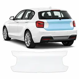 Антигравійна захисна бронеплівка за лекалами для BMW 1 Series F20 facelift 2015-2019 - зона кришки багажника