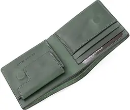 Чоловічий шкіряний портмоне GRANDE PELLE 11х9х2 см acs0024465 - мініатюра 3