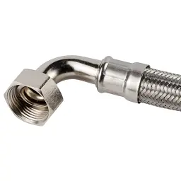 Шланг Ø26 80см F1"×M1" SS посилений Pmax 10бар AQUATICA (779576) - мініатюра 3