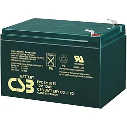 Акумулятор CSB AGM 12V (12V/12Ah/144Wh) (EVX12120) [112324]