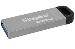 Флеш накопичувач USB 256GB Kingston DataTraveler Kyson, Silver, USB 3.2 Gen 1, до 200/60 МБ/с (DTKN/256GB) - мініатюра 2