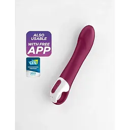 Смарт-вібратор точки G Satisfyer Big Heat з підігрівом - мініатюра 2